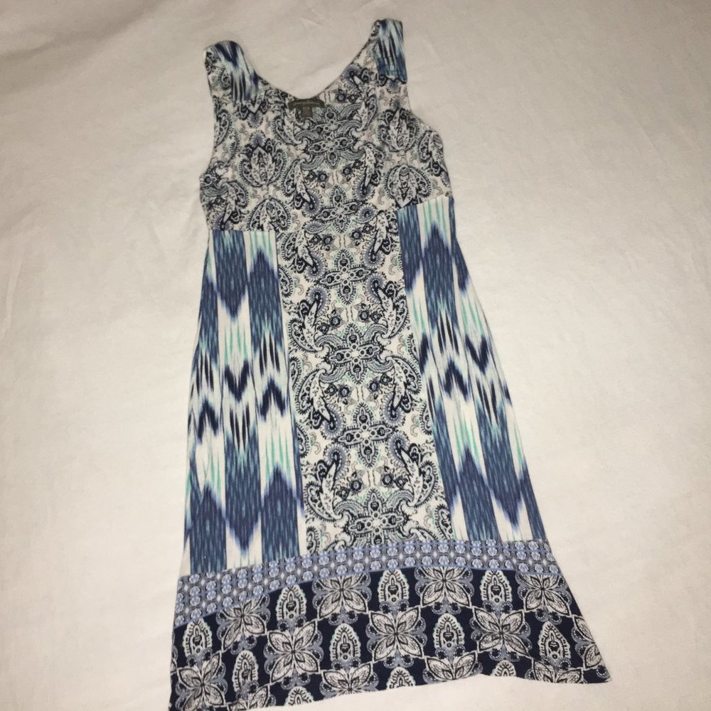 Tommy Bahama Blue and White Dress
